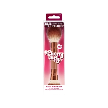 REAL TECHNIQUES Кисть двусторонняя для румян / Real Techniques Cherry On Top It's All Blush Brush, фото 4