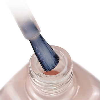 IQ BEAUTY 02 лак для ногтей для защиты от грибка с активатором роста с тербинафином, бежевый / Antifungal Nail Polish 12,5 мл, фото 3