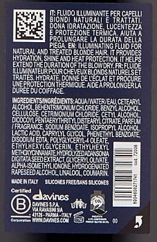 DAVINES SPA Флюид для абсолютного сияния блонд / Sheer Glaze Heart Of Glass 150 мл, фото 5