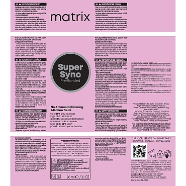 MATRIX 6NN краситель без аммиака, темный блондин глубокий натуральный / Super Sync 90 мл, фото 4