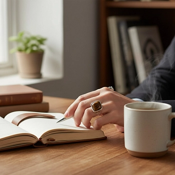 IWOU PROFESSIONAL Кольцо Глаз аллигатора, фото 4