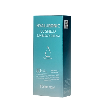 FARMSTAY Крем солнцезащитный увлажняющий для лица  / Hyaluronic UV Shield Sun Block Cream 70 гр, фото 3