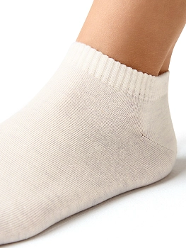 OMSA Носки укороченные с люрексом Avorio Melange 39-41 / ECO 255, фото 3