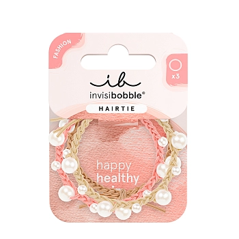 Резинка эластичная для волос / invisibobble HAIR TIE Princess Pearl 