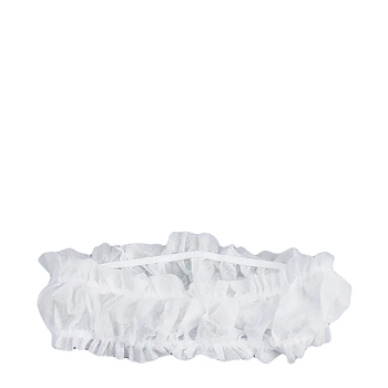 Фиксатор для волос с 2-мя резинками спандбонд 10 шт/уп 