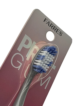 IWOU PROFESSIONAL Зубная щетка со спиралевидной щетиной серая/FARRES PRO GUM, фото 2