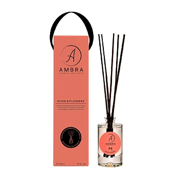 Аромадиффузор, мускус и цветы / Musk & Flowers Ambra 50 мл
