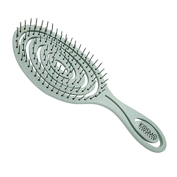 KOSMO SHTUCHKI Расчёска спиральная 5440-M2, зеленая / KOSMO SHTUCHKI, фото 2