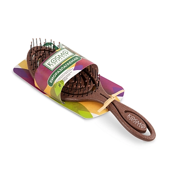 KOSMO SHTUCHKI Расчёска спиральная 5440-M2, коричневая / KOSMO SHTUCHKI, фото 2