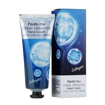 FARMSTAY Крем с коллагеном для рук / Visible Difference Hand Cream (AD) 100 гр, фото 2