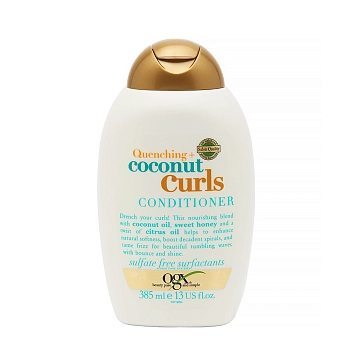 Кондиционер для вьющихся волос с маслом кокоса / Quenching Coconut Curls Conditioner 385 мл