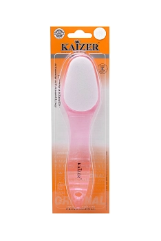 KAIZER Терка педикюрная керамическая, двухсторонняя, цвет ассорти, фото 3