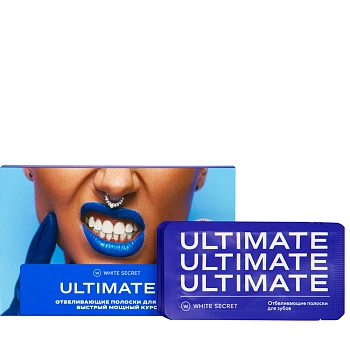 WHITE SECRET Полоски для мощного отбеливания на 4-6 тонов / White Secret Ultimate 7 шт, фото 2