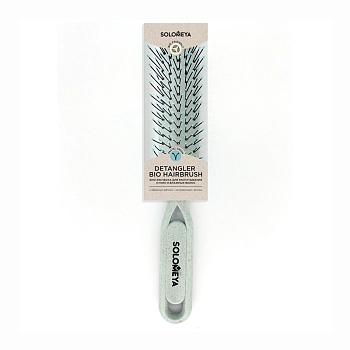 SOLOMEYA Расческа для распутывания волос, пастельно-зеленая / Detangler Hairbrush for Wet & Dry Hair Pastel Green, фото 2