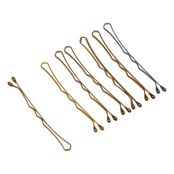 DEWAL PROFESSIONAL Невидимки коричневые, волна 40 мм, 200 г (в коробке), фото 2