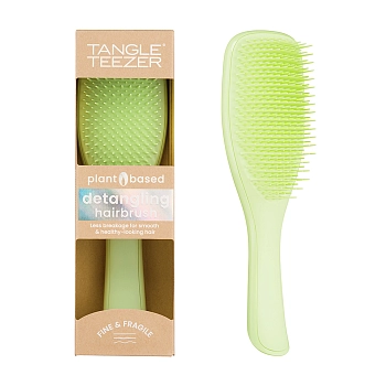 TANGLE TEEZER Расческа для волос / The Ultimate Detangler Plant Brush Fine & Fragile Cool Matcha, фото 6