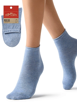 OMSA Носки с люрексом, борт руликом, Jeans Melange 35-38 / ECO 256, фото 2