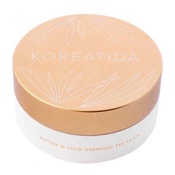 KOREATIDA Патчи гидрогелевые с пептидами и коллоидным золотом для глаз / peptide & gold hydrogel eye patch 60 шт, фото 3