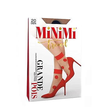 Носки женские Caramello/Nero 0 (UNI) / Mini POIS GRANDE 20