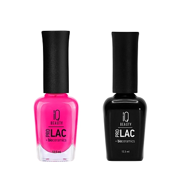IQ BEAUTY 071 лак профессиональный укрепляющий для ногтей с биокерамикой / Nail polish PROLAC+bioceramics 12,5 мл, фото 2