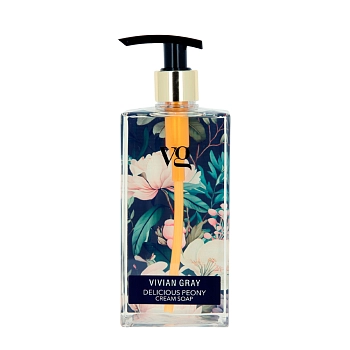 Крем-мыло, восхитительный пион / Vivian Gray Sensational Cream Soap Delicious Peony 350 мл