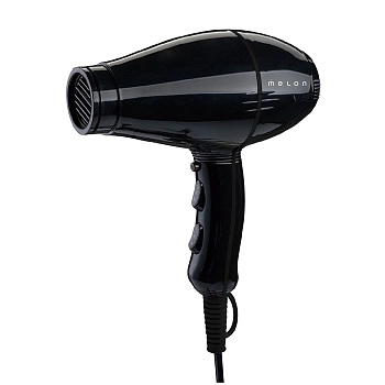 MELON PRO Фен профессиональный для волос VIXEN3 Компакт, черный, 2 насадки-концентратора + диффузор 2200W, фото 2