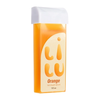 Воск тёплый в картридже, средней плотности Orange / LILU 100 мл