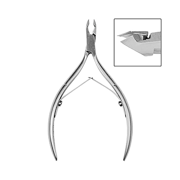 IRISK PROFESSIONAL Кусачки для кожи KD-51 Premium, двойная пружина, лезвие 5 мм, фото 2