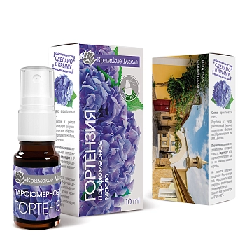 КРЫМСКИЕ МАСЛА Масло парфюмерное Гортензия, спрей / Крымские масла 10 мл, фото 2