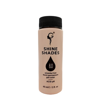 GERA Professional 8.0 гель-краситель для волос без аммиака / Shine Shades 60 мл, фото 2