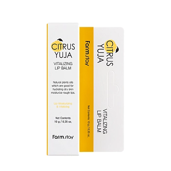 FARMSTAY Бальзам для губ с витаминами / Citrus Yuja Vitalizing Lip Balm 10 гр, фото 2