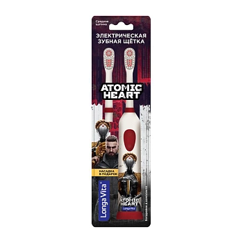 Щетка зубная ротационная + сменная насадка в компл для взрослых / Longa Vita Atomic Heart
