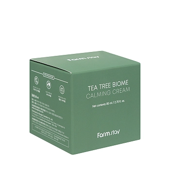FARMSTAY Крем успокаивающий для лица с чайным деревом / Tea Tree Biome Calming Cream 80 мл, фото 2