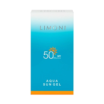 LIMONI Крем-гель солнцезащитный SPF 50+РА++++ / Aqua Sun Gel 50 мл, фото 4