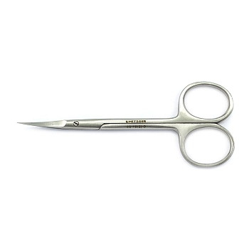 Ножницы для кожи CS-1/8(2)-D (CVD), изогнутые матовые