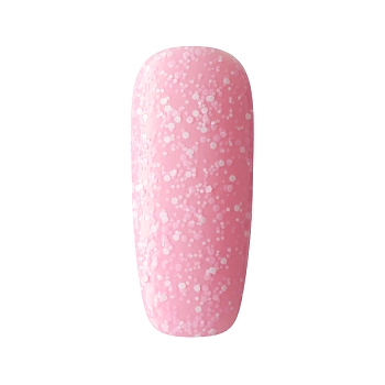SOPHIN 0328 лак для ногтей, холодная розовая база с белым неблестящим глиттером / Sophisticated 12 мл, фото 2