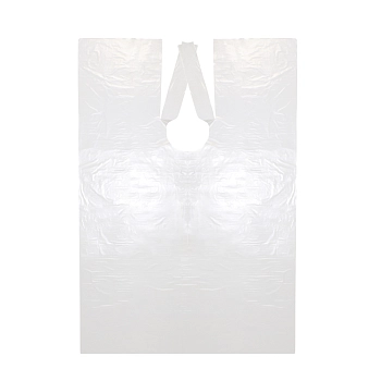 Пеньюар для парикмахерских работ Стандарт полиэтилен, прозрачный 160*100 см 50 шт