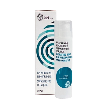 1753 COSMETICS Крем-флюид увлажняющий для лица / Hydrating Hemp Fluid Cream For Face 1753 cosmetics 50 мл, фото 2