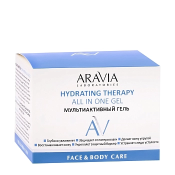 ARAVIA Professional Гель мультиактивный для лица и тела / Hydrating Therapy All In One Gel 250 мл, фото 3