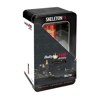 BABYLISS PRO Триммер для окантовки SKELETON FX RED, аккуммуляторно-сетевой, 0,1 мм, фото 3