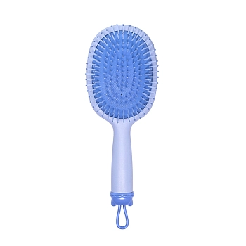 Расческа массажная для волос милый мишка, голубая / Cute Bear Massage Hair Brush Blue