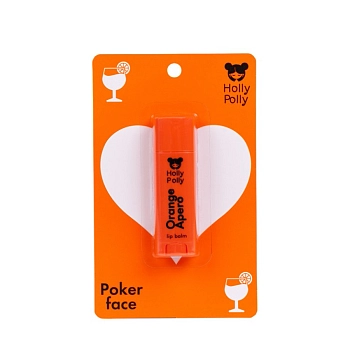 HOLLY POLLY Бальзам для губ, Апельсиновый Аперо / Poker Face Orange Apero 4,9 гр, фото 2