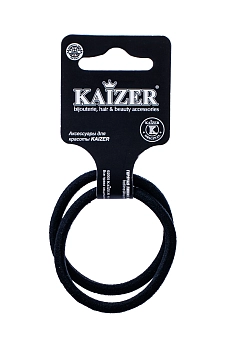 KAIZER Резинка тканевая Колечки, цвет ассорти, 50*5 мм, 2 шт, фото 2