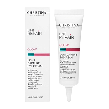 CHRISTINA Крем для кожи вокруг глаз Сияющий взгляд / Line Repair Glow Light Capture Eye Cream 30 мл, фото 2