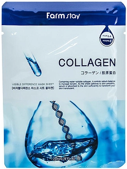 Маска тканевая с коллагеном для лица / VISIBLE DIFFERENCE MASK 23 мл