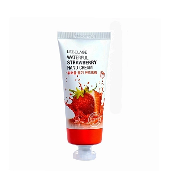 Крем увлажняющий для рук с экстрактом клубники / Lebelage Waterful Strawberry Hand Cream 100 мл