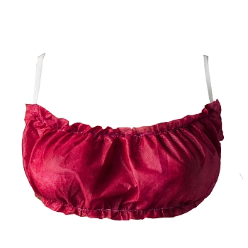 Топик спандбонд с открытой спиной бордовый 10 шт/уп