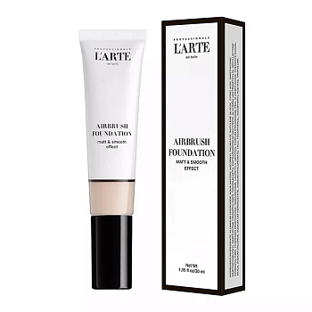 LARTE DEL BELLO Средство тональное Жидкий аэрограф, 1N / Airbrush foundation 30 мл, фото 4