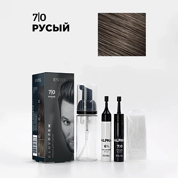 ESTEL PROFESSIONAL 7/0 краска-камуфляж для седины, русый / ALPHA 20 мл, фото 2