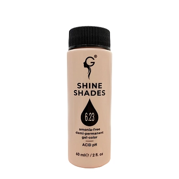 GERA Professional 6.23 гель-краситель для волос без аммиака / Shine Shades 60 мл, фото 2